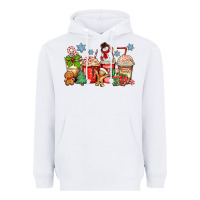 White christmas coffee cups Heavyweight Hoodie - Zillion Design Studio