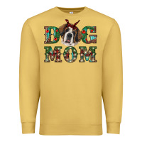 Antique Gold christmas st. bernard dog mom Premium Sweatshirt - RanaPortraitStore