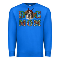Christmas St. Bernard Dog Mom Premium Sweatshirt | Teevron