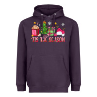 'tis The Season Pink Christmas Heavyweight Hoodie | Teevron