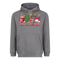 Storm 'tis the season pink christmas Heavyweight Hoodie - Zillion Design Studio