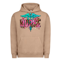 Pigment Burro floral nurse Urban Hoodie - AdoDesignShop