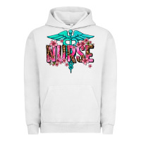 Pigment Lunar Rock floral nurse Urban Hoodie - AdoDesignShop