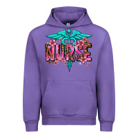 Tulip floral nurse Urban Hoodie - AdoDesignShop