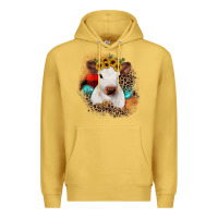 Antique Gold christmas heifer Premium Hoodie - JahusDesignShop