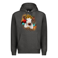 Charcoal Heather christmas heifer Premium Hoodie - JahusDesignShop