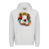 Dove Grey christmas heifer Premium Hoodie - JahusDesignShop
