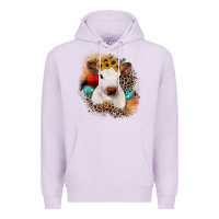 Lilac christmas heifer Premium Hoodie - JahusDesignShop