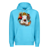 Ocean Blue christmas heifer Premium Hoodie - JahusDesignShop