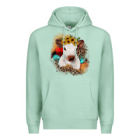 Seafoam christmas heifer Premium Hoodie - JahusDesignShop