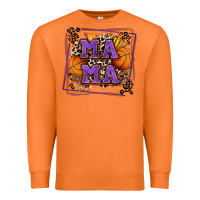 Carrot basketball mama with leopard Premium Sweatshirt - Zillion Design Studio