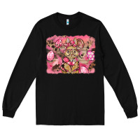 Black pink camouflage bunny background Long Sleeve Tee - BarkalooDesign