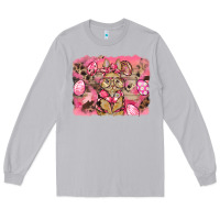 Moon Dust pink camouflage bunny background Long Sleeve Tee - BarkalooDesign