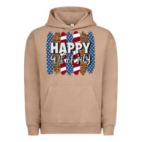 Pigment Burro happy 4th of july brushstrokes Urban Hoodie - BundleAndBundleShop
