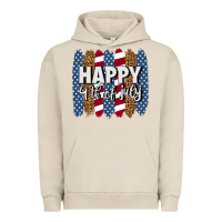 Pigment French Oak happy 4th of july brushstrokes Urban Hoodie - BundleAndBundleShop