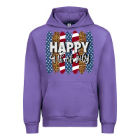 Tulip happy 4th of july brushstrokes Urban Hoodie - BundleAndBundleShop