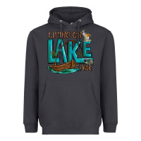 Smoke living on lake time Heavyweight Hoodie - texasbilliewilder