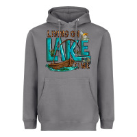 Storm living on lake time Heavyweight Hoodie - texasbilliewilder