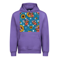 Tulip 4th of july sunflowers hotdog seamless pattern Urban Hoodie - BundleAndBundleShop