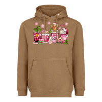 Toasted Coconut pink christmas coffee cups Heavyweight Hoodie - Zillion Design Studio