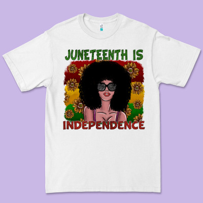 Juneteenth Is Independence Premium Tee Designed By Sublimationcraftshop