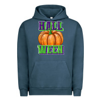 Pigment Midnight Navy hall o ween Urban Hoodie - JahusDesignShop