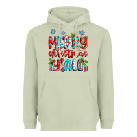 Matcha merry christmas y'all Heavyweight Hoodie - Zillion Design Studio