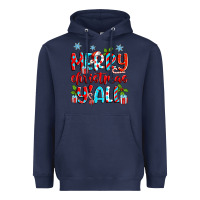 Navy merry christmas y'all Heavyweight Hoodie - Zillion Design Studio