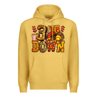 Antique Gold three up three down softball Premium Hoodie - Jasminsmagicworld