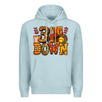 Blue Mist three up three down softball Premium Hoodie - Jasminsmagicworld