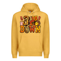 Mustard three up three down softball Premium Hoodie - Jasminsmagicworld