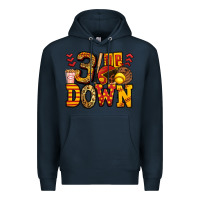 Navy three up three down softball Premium Hoodie - Jasminsmagicworld
