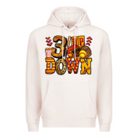 Pale Pink three up three down softball Premium Hoodie - Jasminsmagicworld