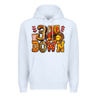White three up three down softball Premium Hoodie - Jasminsmagicworld