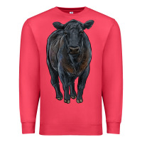 Cardinal black angus cattle Premium Sweatshirt - RanaPortraitStore