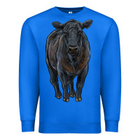 True Royal black angus cattle Premium Sweatshirt - RanaPortraitStore