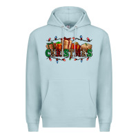 Blue Mist western christmas gifts Premium Hoodie - AdoDesignShop