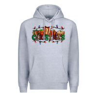 Heather Grey western christmas gifts Premium Hoodie - AdoDesignShop