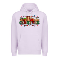 Lilac western christmas gifts Premium Hoodie - AdoDesignShop
