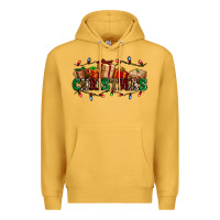 Mustard western christmas gifts Premium Hoodie - AdoDesignShop