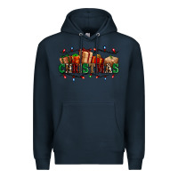 Navy western christmas gifts Premium Hoodie - AdoDesignShop