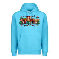 Ocean Blue western christmas gifts Premium Hoodie - AdoDesignShop