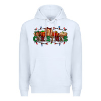 White western christmas gifts Premium Hoodie - AdoDesignShop