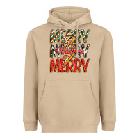 Mushroom merry christmas lightning bolt Heavyweight Hoodie - Zillion Design Studio