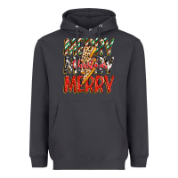 Smoke merry christmas lightning bolt Heavyweight Hoodie - Zillion Design Studio
