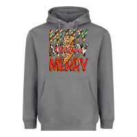 Storm merry christmas lightning bolt Heavyweight Hoodie - Zillion Design Studio