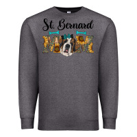 Charcoal Heather western st. bernard mom Premium Sweatshirt - RanaPortraitStore