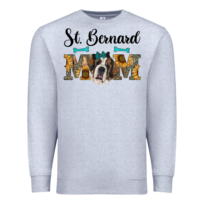 Western St. Bernard Mom Premium Sweatshirt by RanaPortraitStore | Teevron