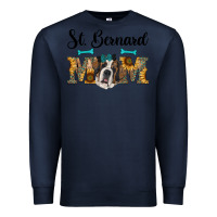 Navy western st. bernard mom Premium Sweatshirt - RanaPortraitStore