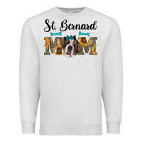 Oatmeal Heather western st. bernard mom Premium Sweatshirt - RanaPortraitStore